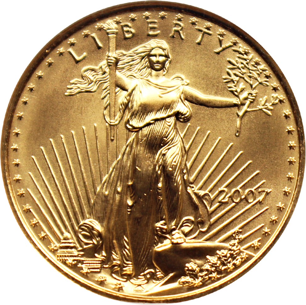 image for: 2007 Gold Eagle $25 NGC MS69