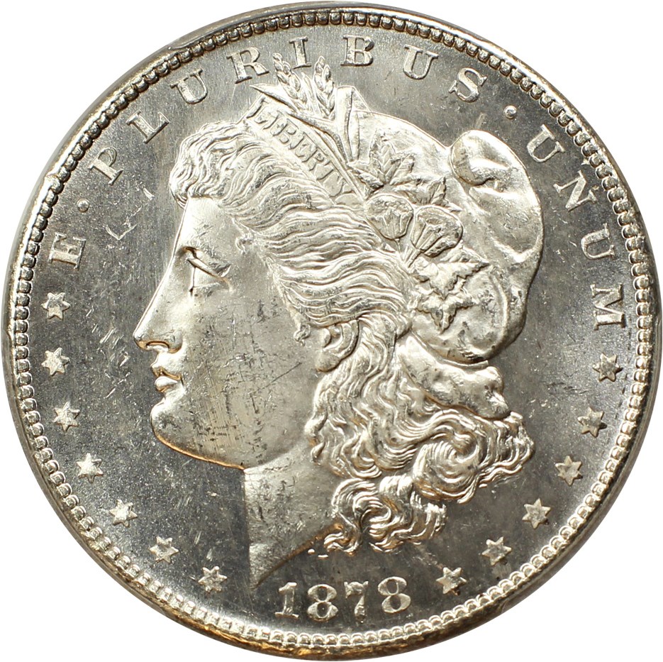 image for: VAM Hit List: 1878-S $1 PCGS MS64 (VAM-1A, Denticle Clash)