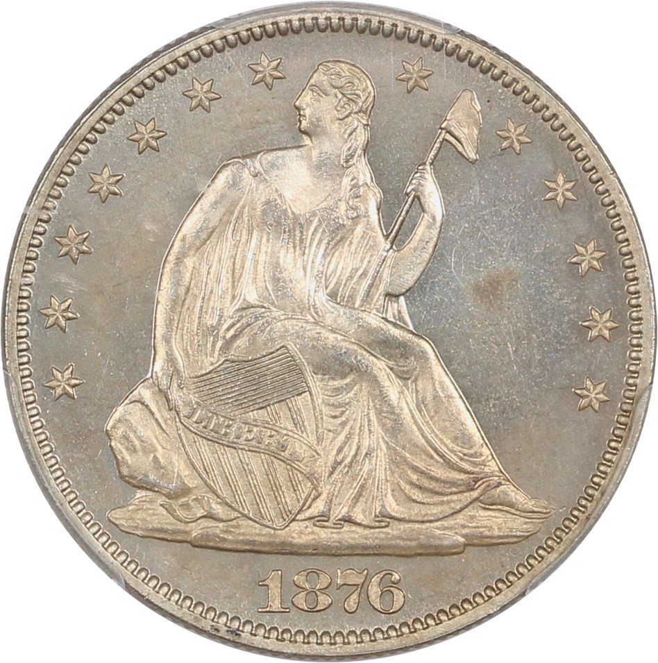 image for: 1876 50c PCGS Proof 64 (C in Neck, FS-401)