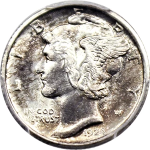 image for: 1924-S 10c PCGS/CAC MS64+ FB
