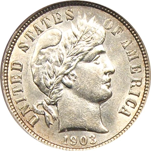 image for: 1903-O 10c NGC MS62