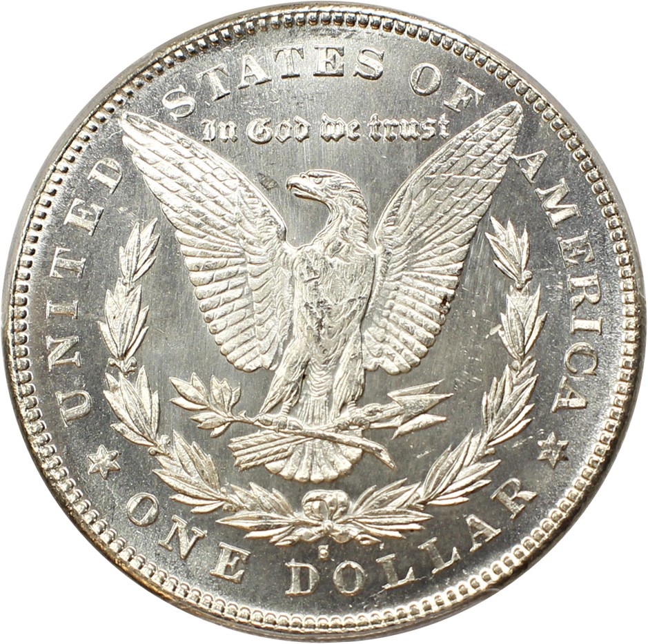 image for: VAM Hit List: 1878-S $1 PCGS MS64 (VAM-1A, Denticle Clash)