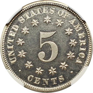 image for: 1871 5c NGC/CAC Proof 66 CAM
