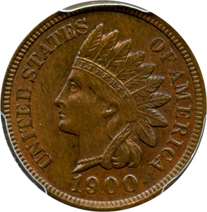 image for: 1900 1c PCGS MS64 BN