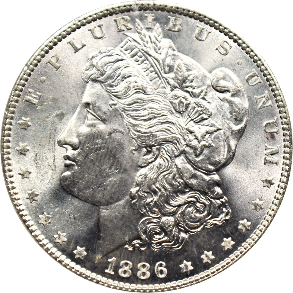 image for: Hot 50 VAM: 1886 $1 NGC MS63 (VAM-1C, 3+2 Clashed)