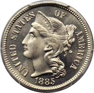 image for: 1885 3cN PCGS Proof 67