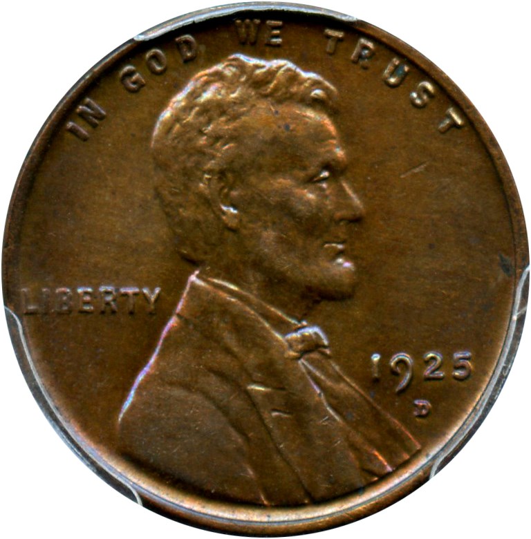 image for: 1925-D 1c PCGS MS64 BN