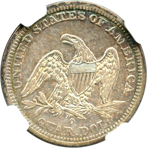 image for: 1842-O 25c NGC XF45 (Large Date)