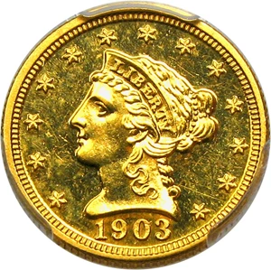image for: 1903 $2 1/2 PCGS/CAC Proof 63