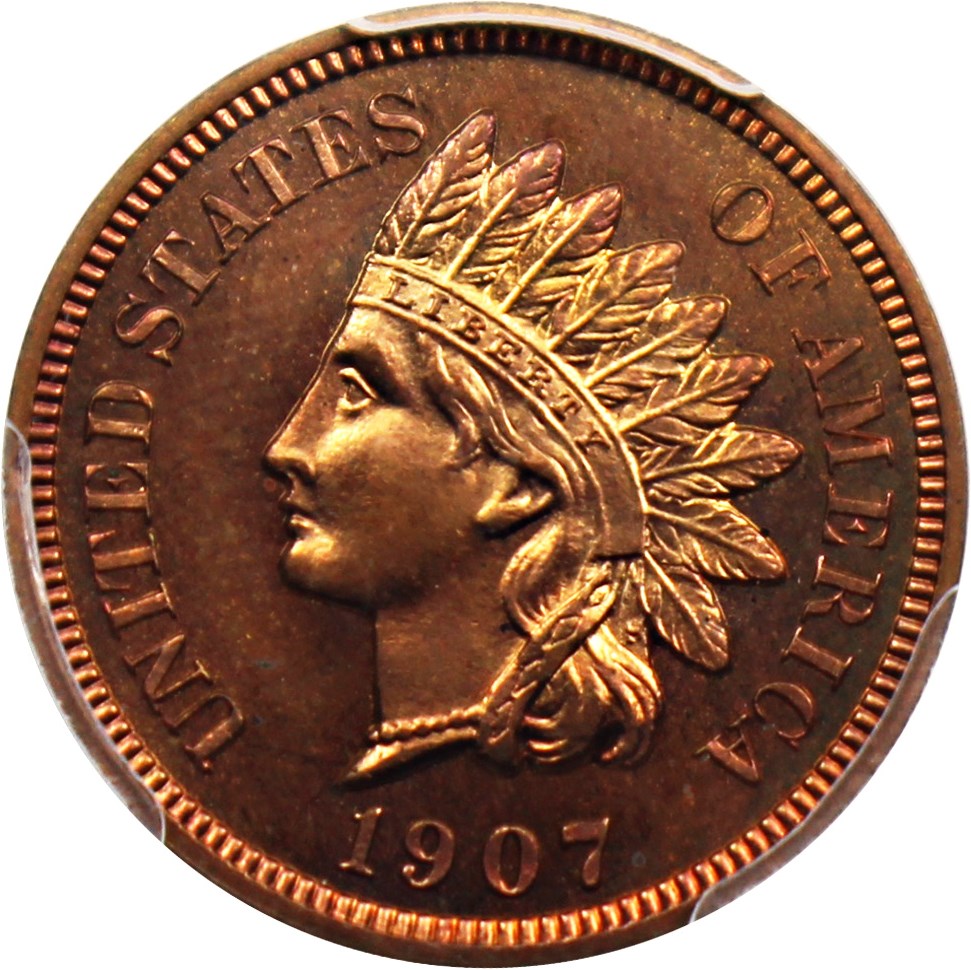 image for: 1907 1c PCGS Proof 65 RB