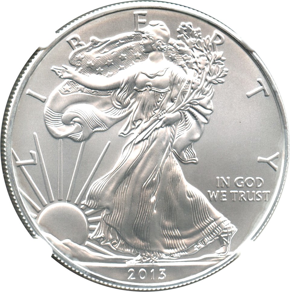 image for: 2013-W Silver Eagle $1 NGC MS70 (First Releases)