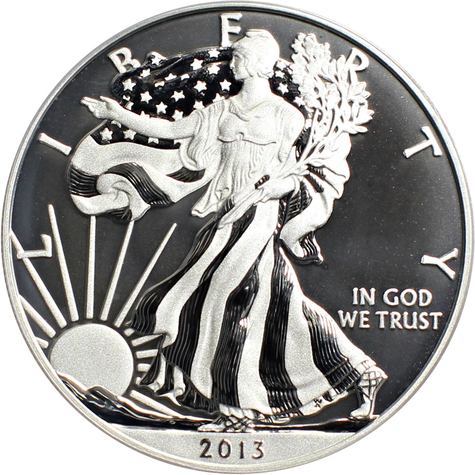 image for: 2013-W Silver Eagle $1 PCGS MS70 (First Strike, Enhanced Mint State)