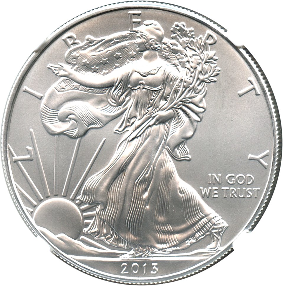 image for: 2013-W Silver Eagle $1 NGC MS70 (First Releases)