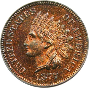 image for: 1877 1c PCGS Proof 65 RB