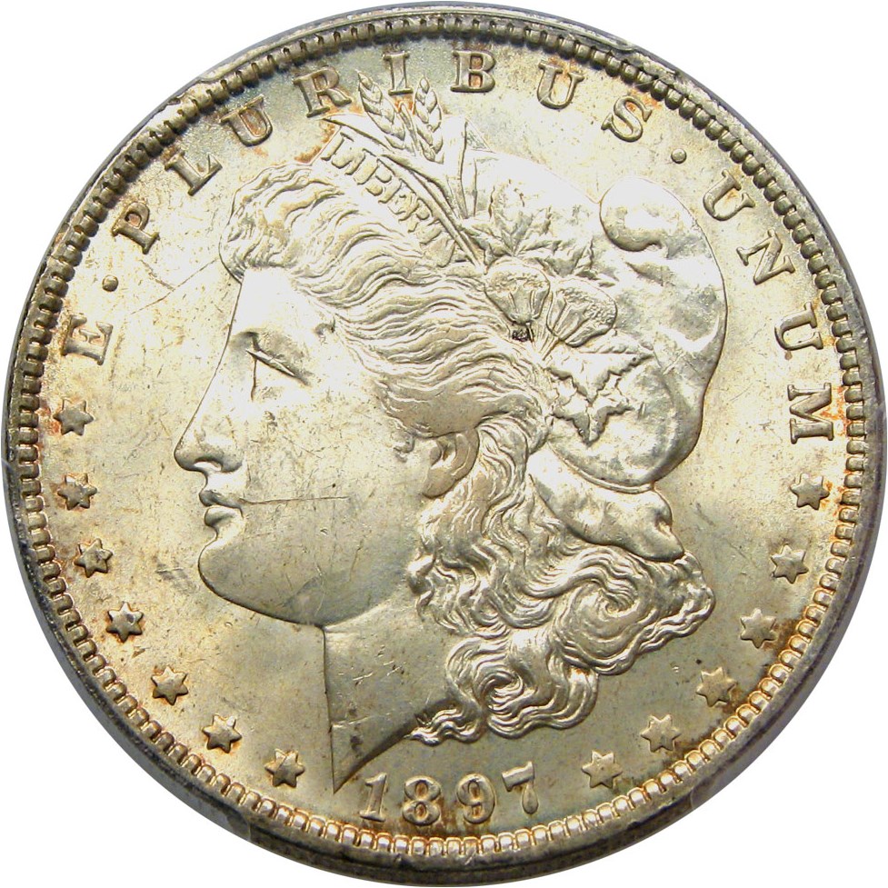 image for: 1897-O $1 PCGS MS64