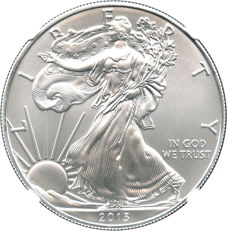 image for: 2013-W Silver Eagle $1 NGC MS70 (First Releases)