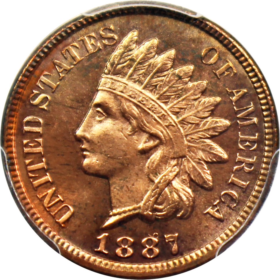 image for: 1887 1c PCGS Proof 65 RB