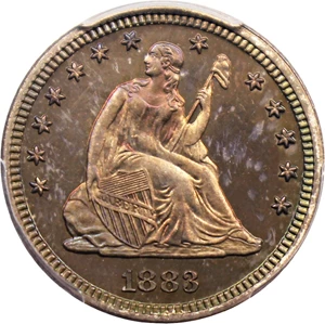 image for: 1883 25c PCGS/CAC Proof 66+