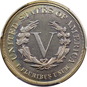 image for: 1883 5c PCGS Proof 67 (No Cents)