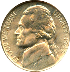 image for: 1944-D 5c NGC MS66