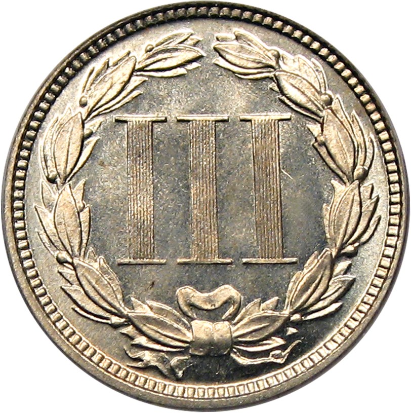 image for: 1872 3cN PCGS Proof 65 CAM