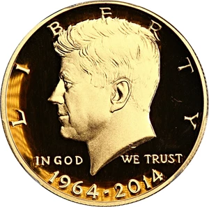 image for: 2014-W JFK 50th Anniversary 50c PCGS Proof 69 DCAM