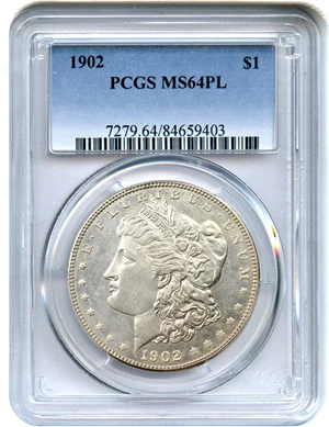 image for: 1902 $1 PCGS MS64 PL