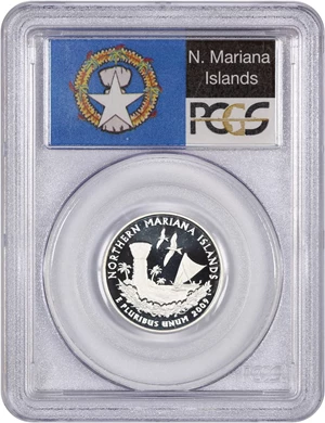 image for: 2009-S Northern Mariana Islands 25c PCGS Proof 70 DCAM (Silver)