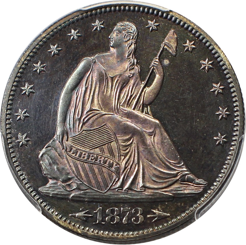 image for: 1873 50c PCGS/CAC Proof 63 (Arrows)