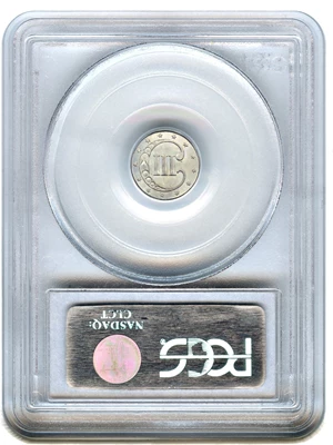 image for: 1851 3cS PCGS/CAC MS67