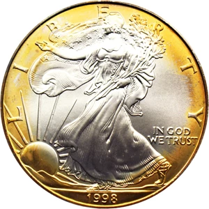 image for: 1998 Silver Eagle $1 PCGS MS68