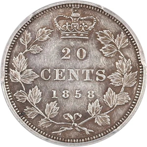 image for: Canada: 1858 20c PCGS XF45