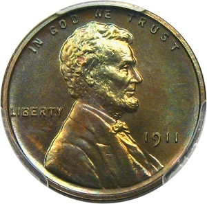 image for: 1911 1c PCGS Proof 65 BN