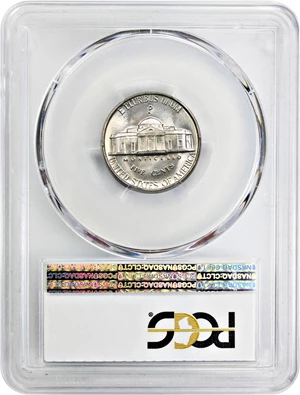 image for: 1942-P 5c PCGS MS67 FS (Type 2, Silver)