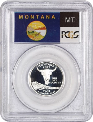image for: 2007-S Montana 25c PCGS Proof 70 DCAM (Silver)