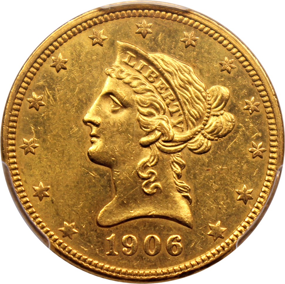image for: 1906-O $10 PCGS MS62
