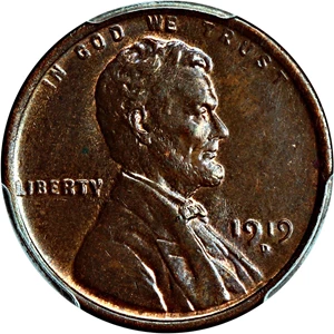 image for: 1919-D 1c PCGS MS64 BN
