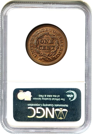 image for: 1851 1c NGC MS67 RB