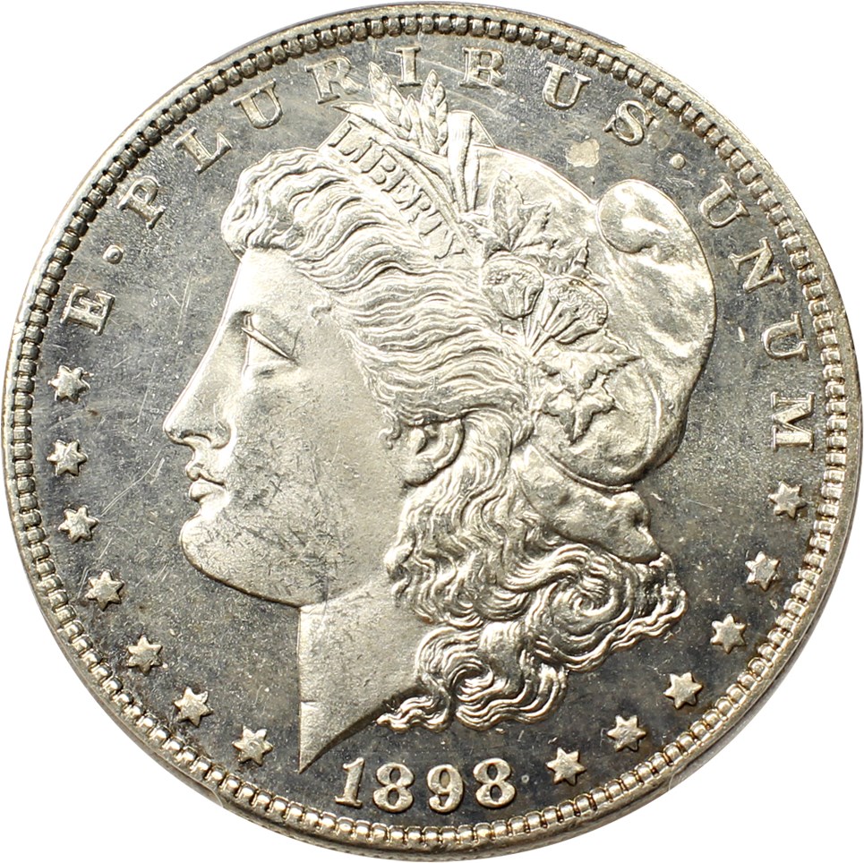 image for: 1898 $1 PCGS MS65 DMPL
