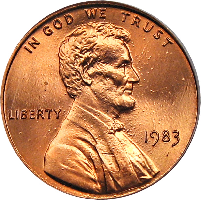 image for: 1983 1c PCGS MS67 RD