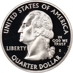 image for: 2002-S Louisiana 25c PCGS Proof 70 DCAM (Silver)