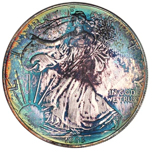 image for: 1995 Silver Eagle $1 PCGS MS67