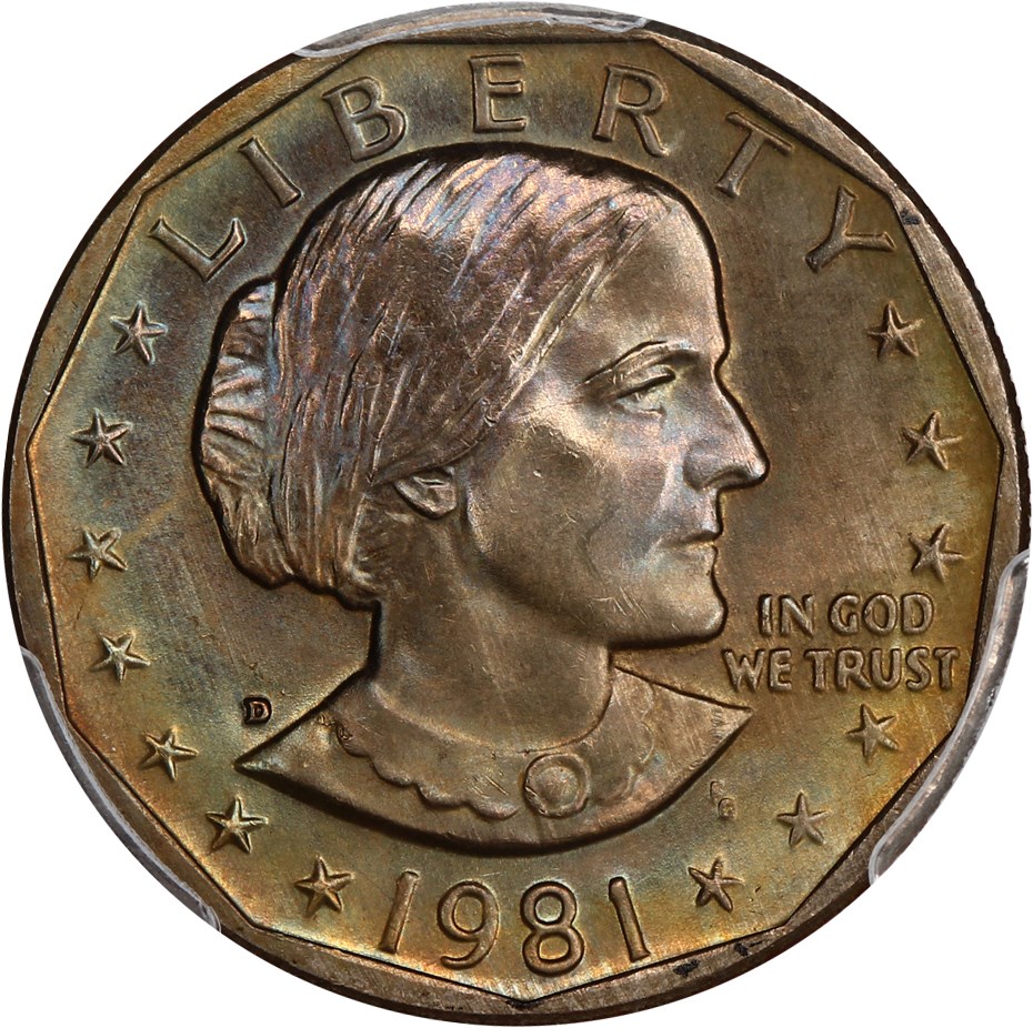image for: 1981-D SBA $1 PCGS MS66
