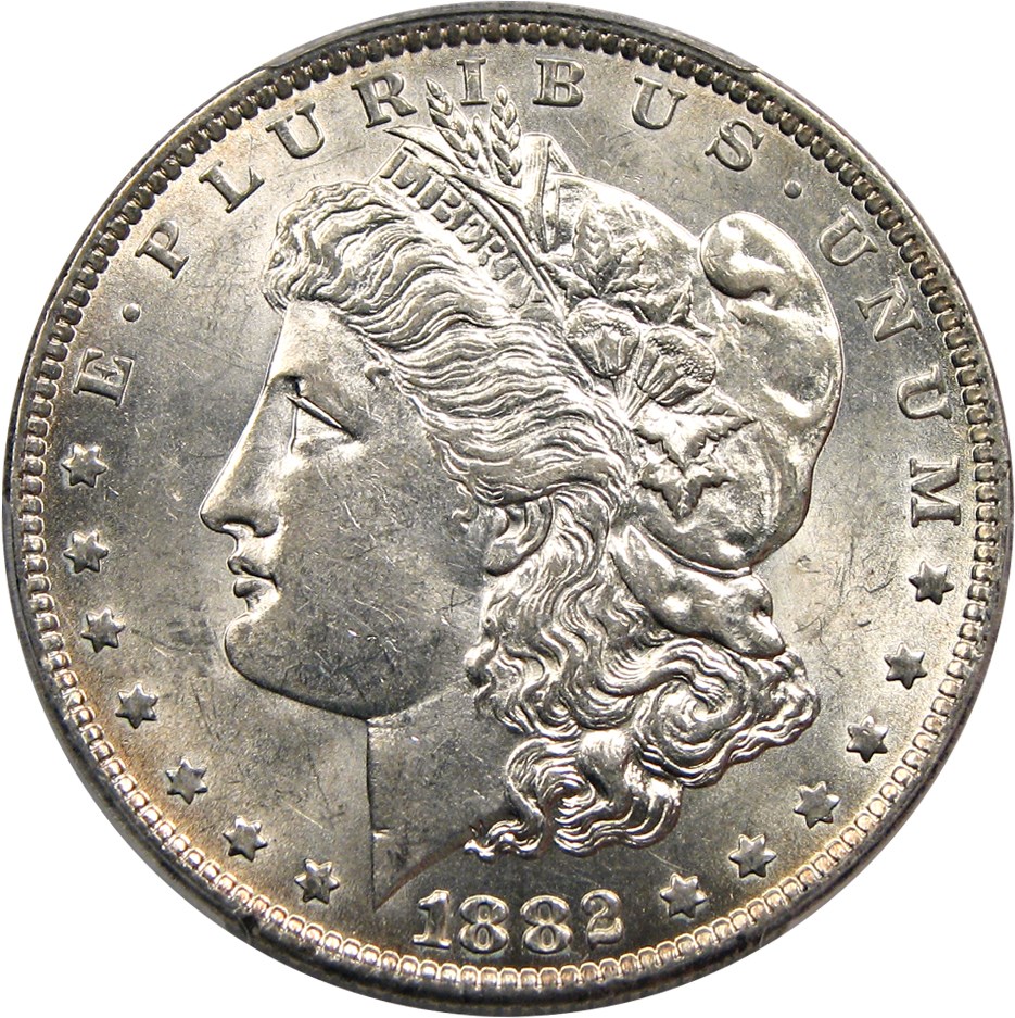 image for: Top 100 VAM: 1882-O $1 PCGS AU55 (VAM-7, O/O)