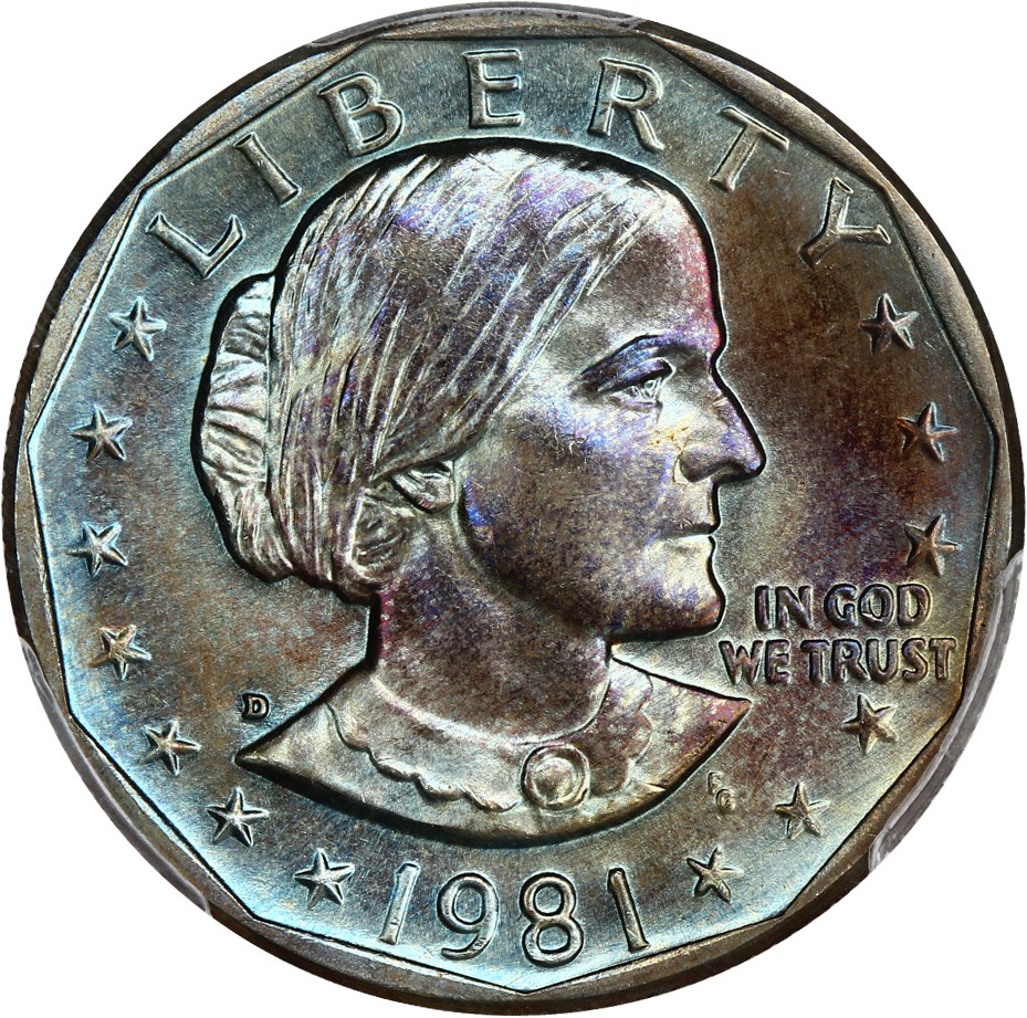 image for: 1981-D SBA $1 PCGS MS66