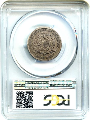 image for: 1875-CC 25c PCGS VF35