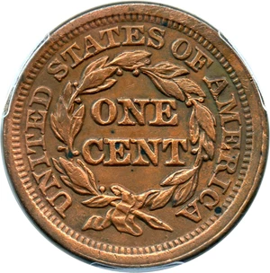 image for: 1851/81 1c PCGS AU Details (Surfaces Smoothed)