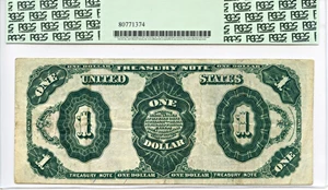 image for: FR. 352 1891 $1 Treasury Note PCGS Very Fine 30