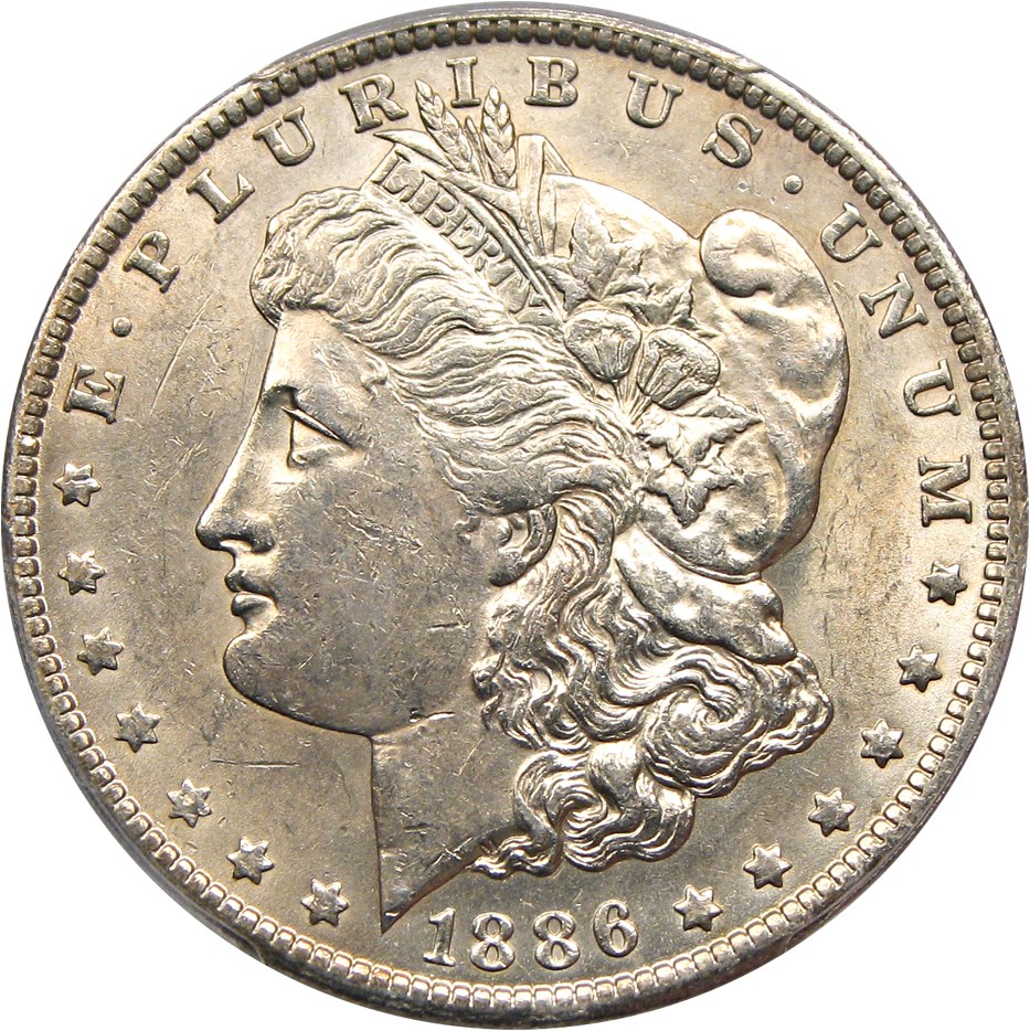 image for: Hot 50 VAM: 1886-O $1 PCGS AU55 (VAM-7, O/O)