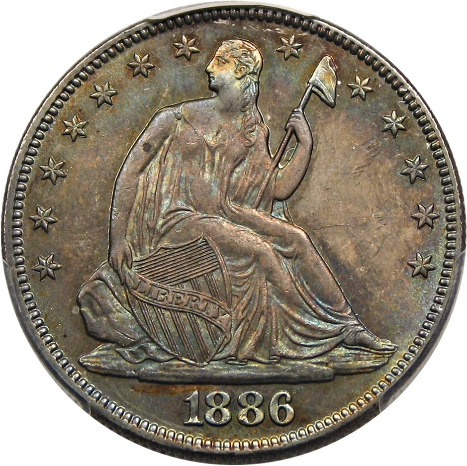 image for: 1886 50c PCGS MS65